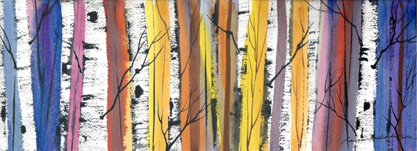 Birch Trees by Laura Tasheiko