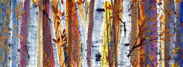 Birch Trees by Laura Tasheiko