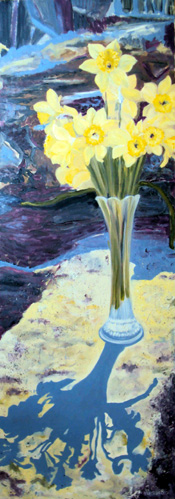 Daffodils by Laura Tasheiko, Maine Artist