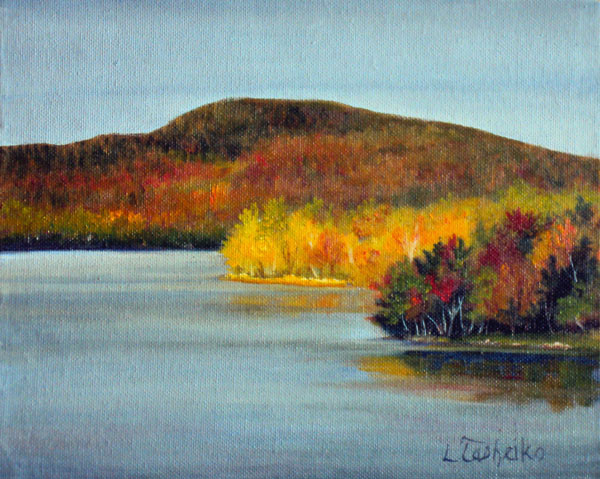 Rangely Lake by Laura Tasheiko, Maine ARtist